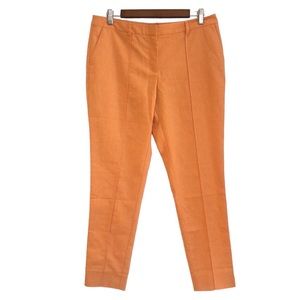 MARIENBAD DARLENE CENTER SEAM PANTS TANGERINE ORANGE SIZE 8 NEW WITH TAGS